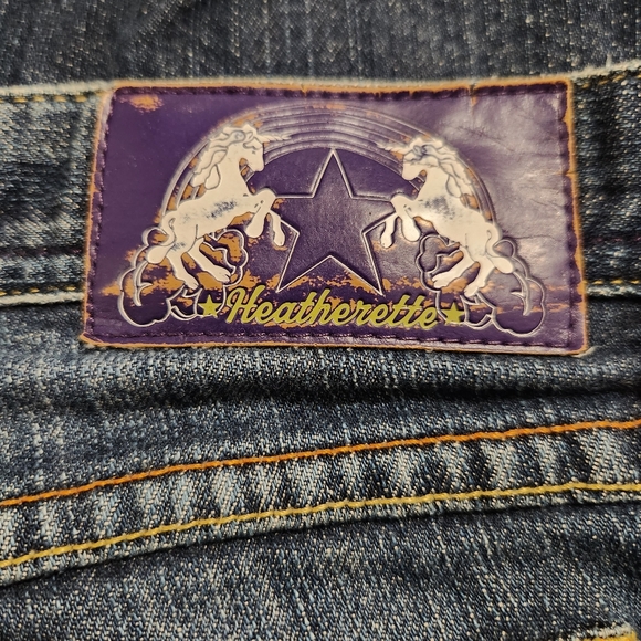 Vintage Medium/Dark Wash Blue Jeans - Picture 9 of 11